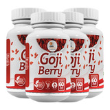 Goji Berry 60 Capsulas 500mg Imunidade - 4 Potes