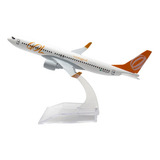 Gol Boeing 737 Miniatura Avião Aeronave Comercial Cor Branco
