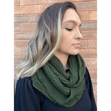 Gola Cachecol Maxi Moda Blogueira(o) De Lan Inverno Cor Verde Militar