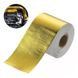 Gold Tape Fita Térmica Dourada Refletiva Ao Calor 5cm X 10m