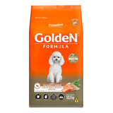 Golden Premium Especial Formula Alimento Para Cão Adulto De Raça Pequena Sabor Salmão E Arroz Em Sacola De 10.1kg