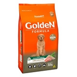 Golden Premium Especial Formula Alimento Para Cão Adulto Todos Os Tamanhos Sabor Frango E Arroz Em Saco De 20kg