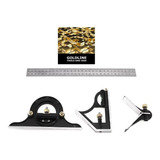 Goldline - Esquadro Combinado Multifuncional 60 Cm