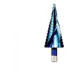 Goldline - Kit De Brocas Escalonadas Em Aço P6m5 Nano Blue