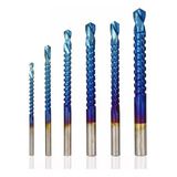 Goldline Brocas Para Furação E Rasgos Em Aço P6m5 Nano Blue