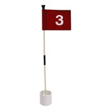 Golf Putting Green Flag E Hole Practice Cup Número 3