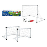 Golzinho Futebol Trave Brinquedo 2 Em 1 Bola Rede Bomba