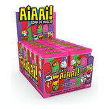 Goma De Marcar Aiaai! Chicle Em Lata Kids Zone Com 12 Un