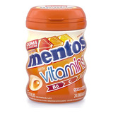 Goma De Mascar Mentos Vitamins Citrus Bottle 48g
