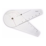 Goniômetro Pequeno De Dedo P/ortopedia Articular 14cm Em Pvc