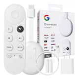 Google Chromecast Tv 4ª Geração Voz Hd 8gb 2gb Ram Branco Nf