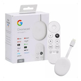 Google Tv Chromecast 4° Geração Hd 8gb Branco C/comando Voz