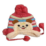 Gorro Touca De Criança Forrada De Pelúcia Fofinha Inverno