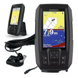 Gps Sonar Para Pesca Garmin Striker 4 Plus C/ Transducer
