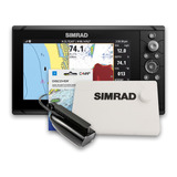 Gps Sonar Simrad Cruise 9 C/ Capa Moldura Transdutor E Carta