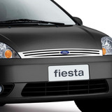 Grade Cromada Fiesta 03/ Aço Inox 3r Acessórios
