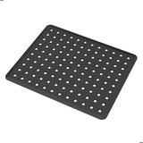 Grade De Pia Tapete Escorredor Louças Preto 32,8x27,8cm Coza