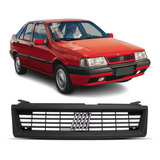 Grade Dianteira Fiat Tempra 96 97 Preta Central Com Emblema
