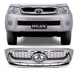 Grade Dianteira Pick Up Hilux Srv 2009 2010 2011 Todacromada