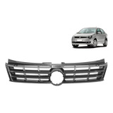Grade Dianteira Radiador Vw Polo 2012 A 2015 Sem Furo Friso
