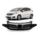 Grade Honda Fit 2015 2016 2017 Com Friso Cromado