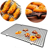 Grade Para Bolo Chocolate Pão De Mel Biscoito De Metal 40x25