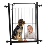 Grade Portão Proteção Cachorro Criança Porta Vão 70 A 94 Cm