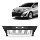 Grade Tela Parachoque Dianteiro Yaris 2018 19 20 Preto Fosco