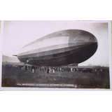 Graf Zeppelin No Campo Dos Affonsos Anos 30 Cartão Postal