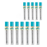Grafite Hi Polymer 2b 0.7mm Com 12 Tubos 24 Minas Pentel