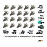 Grampo / Presilha Para Forro Porta Caminhão Mercedes Benz Mb 709 1418 1618 1620 1935 Atron - Pacote 20 Unidades