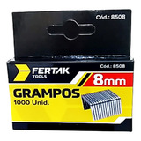 Grampo 8mm Tipo53 Grampeador Tapeceiro Caixa 1000pçs 