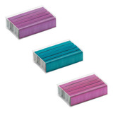 Grampo Colorido P/ Grampeador Escolar 26/6 1000 Unidades Brw