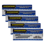 Grampo Galvanizado 26/6 5000 Grampos Kit 5 Caixas Resistente