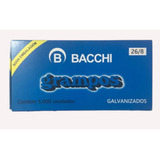 Grampo Galvanizado 26/8 Caixa Com 5000 Unidades - Bacchi