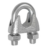 Grampo Para Cabo De Aço 1/8 3mm Em Aço 1020 Kit 10 Un 