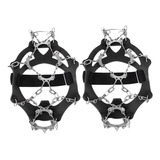 Grampos De Gelo Antiderrapantes Para Botas De Preto L