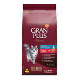 Gran Plus Alimento Castrados Para Gato Adulto Sabor Carne E Arroz Em Saco De 10.1kg