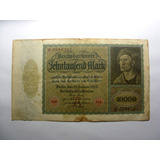 Grande Cédula Alemanha 10.000 Mark 1922 Berlim + De 100 Anos