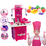 Grande Cozinha Infantil Com Acessórios Brinquedo