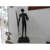 Grande Escultura Em Bronze Dom Quixote - Assinada.