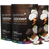 Granola Coconut Puravida, Dark Chocolate, Kit