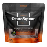 Granola Grano Square Vegana Low Carb Zero Chocolate 70% 200g