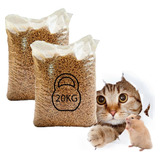 Granulado Higiênico De Madeira Pinoos -gatos E Roedores-20kg