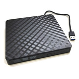 Gravador Cd/dvd Externo Usb 3.0 Slim Note Ultra Pc Gv02