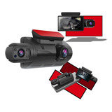 Gravador De Condução Carro Dupla Hd1080 2 Lentes Dual Lens