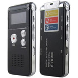 Gravador De Voz Digital 8gb Mp3 Usb Espião Microfone Lapela