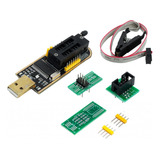 Gravador Eprom Bios Ch341a Pro Ch341 + Pinça Jacaré