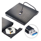 Gravador Externo Cd/dvd Usb 3.0 Slim Portatil Pc/notebook Nf