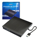 Gravador Mini Cd/dvd Rw Externo Usb